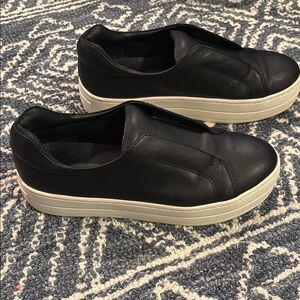 J Slides Black Slip-On Sneakers